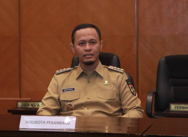 Walikota Pekanbaru, Agung Nugroho tiadakan apel pagi khusus momen hari pertama anak sekolah (foto/int)